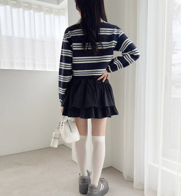  「ティアードミニスカート」|スカート|