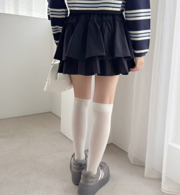  「ティアードミニスカート」|スカート|
