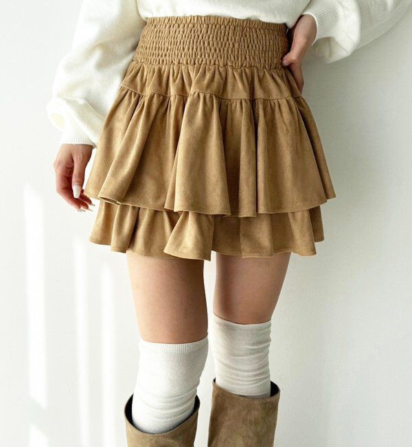  「ティアードミニスカート」|スカート|