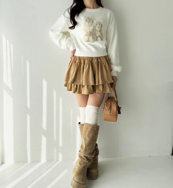  「ティアードミニスカート」|スカート|