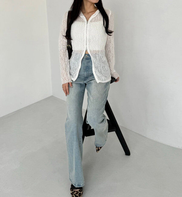  「レースパーカー」|プルオーバー|