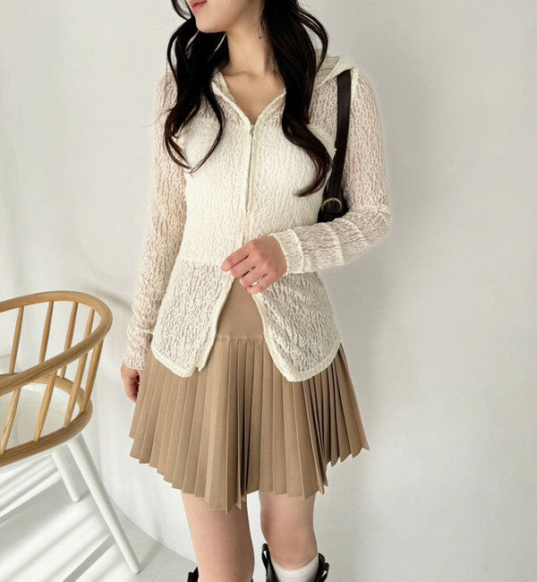  「レースパーカー」|プルオーバー|