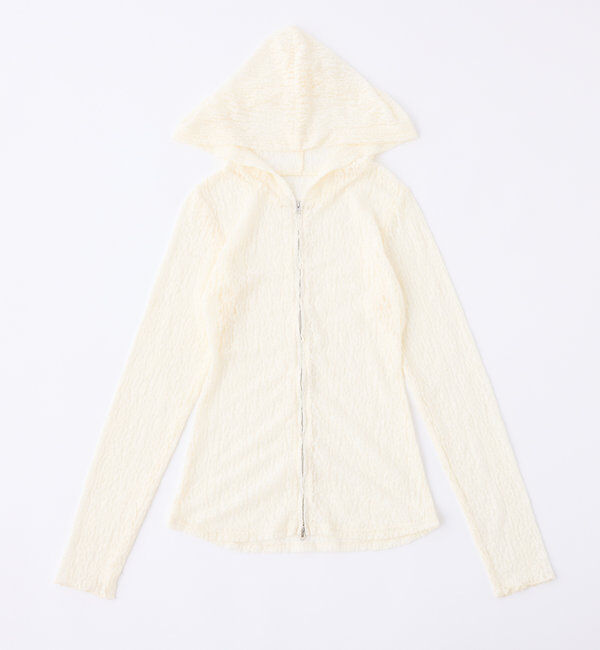  「レースパーカー」|プルオーバー|