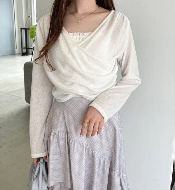  「ティアードフリルロングスカート」|スカート|