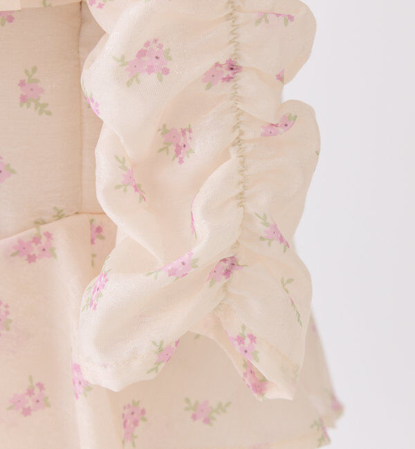  「【推し活collection】シャーリングリボンワンピース」|ワンピース|