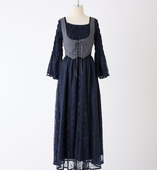  「コルセットベストSETワンピース」|ワンピース|