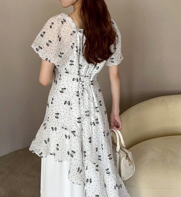  「【Black collection】イレヘムティアードロングワンピース」|ワンピース|