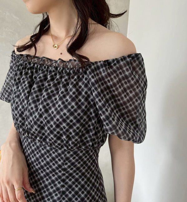  「【Black collection】イレヘムティアードロングワンピース」|ワンピース|