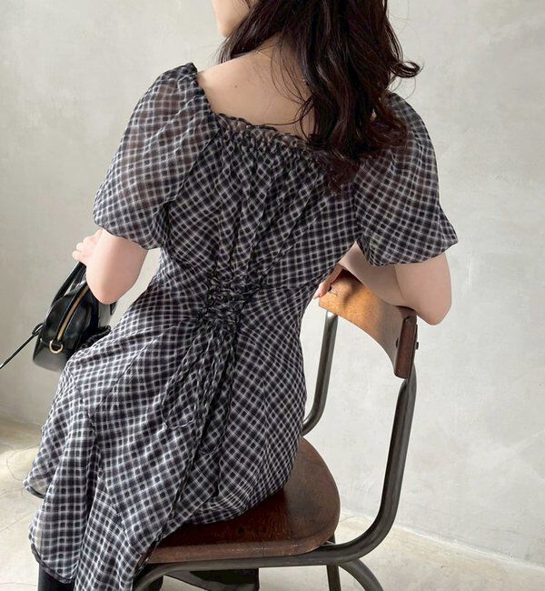  「【Black collection】イレヘムティアードロングワンピース」|ワンピース|