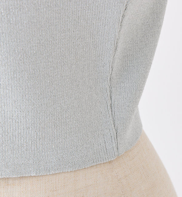  「【セット対応】配色ラメニットビスチェ」|ニット・セーター|