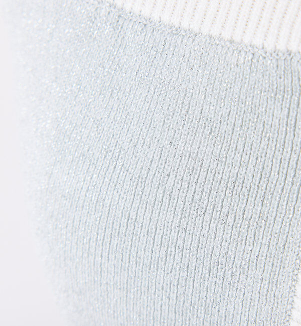  「【セット対応】配色ラメニットビスチェ」|ニット・セーター|