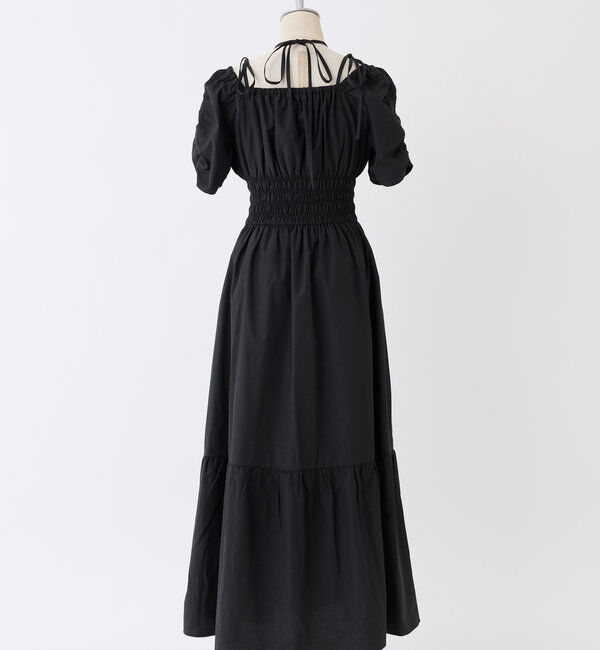  「【ウエスト細見え】シャーリングアソートワンピ」|ワンピース|