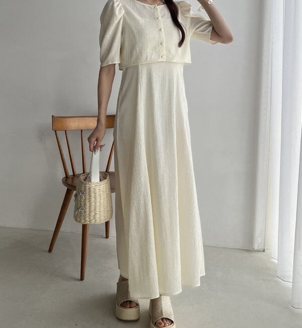  「【WEB限定リバイバル】しぼしぼマルチウェイワンピース」|ワンピース|