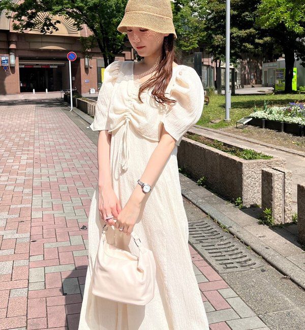  「【WEB限定リバイバル】しぼしぼマルチウェイワンピース」|ワンピース|