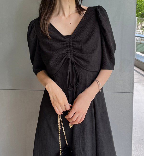  「【WEB限定リバイバル】しぼしぼマルチウェイワンピース」|ワンピース|