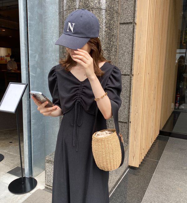  「【WEB限定リバイバル】しぼしぼマルチウェイワンピース」|ワンピース|