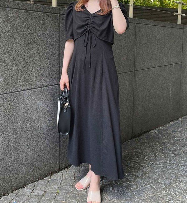  「【WEB限定リバイバル】しぼしぼマルチウェイワンピース」|ワンピース|