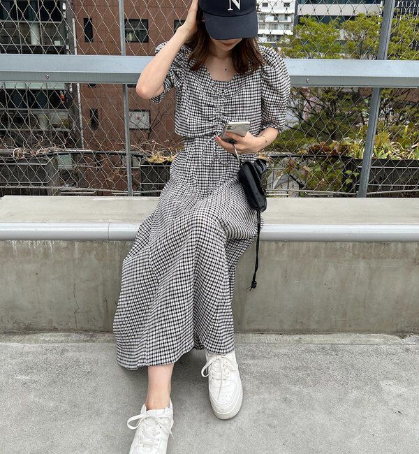  「【WEB限定リバイバル】しぼしぼマルチウェイワンピース」|ワンピース|