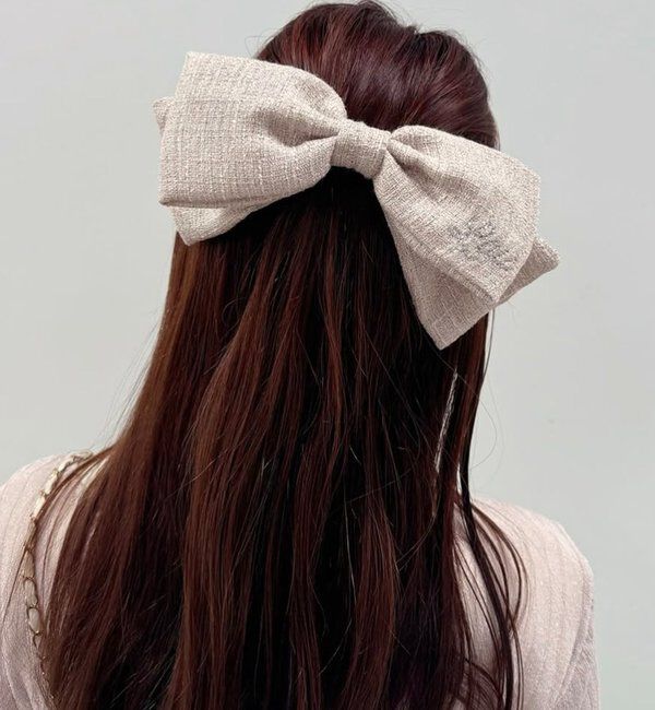  「【LouLoumei】ビックリボンバレッタ」|その他|ピンク