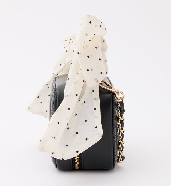  「リボンつきミニスクエアバッグ」|ショルダー・メッセンジャー|