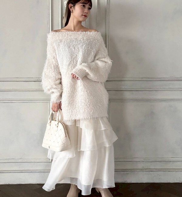  「メリーカールチュニックニット」|ニット・セーター|