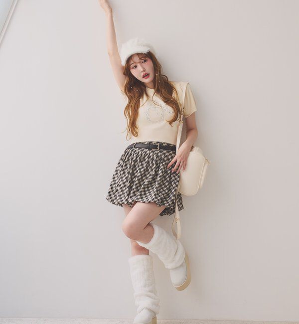  「ロゴビジューニット」|ニット・セーター|