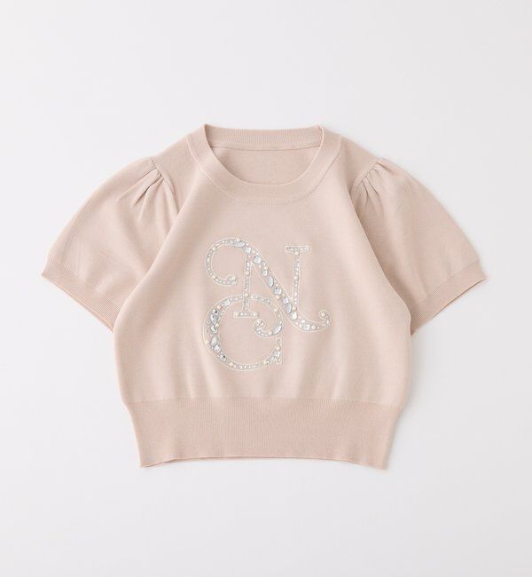  「ロゴビジューニット」|ニット・セーター|