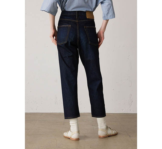 MidiUmi「MidiUmi ハイウエストデニムパンツ」|デニム|