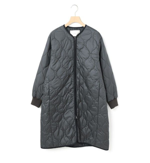 MidiUmi「MidiUmi キルティングロングコート」|その他|チャコールグレー