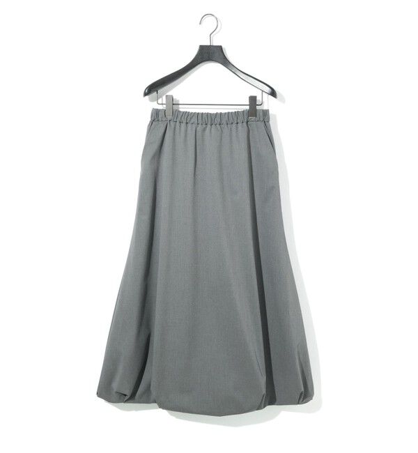 MIDIUMISOLID「MIDIUMISOLID for Ladies ロングバルーンスカート」|スカート|グレー