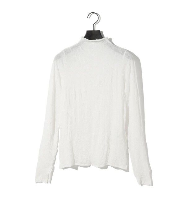 MIDIUMISOLID「MIDIUMISOLID for Ladies シアーハイネックインナー」|Tシャツ・カットソー|オフホワイト