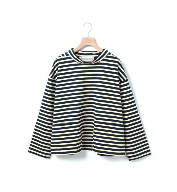 MidiUmi「MidiUmi フィッシャーマンスモックボーダーT」|Tシャツ・カットソー|