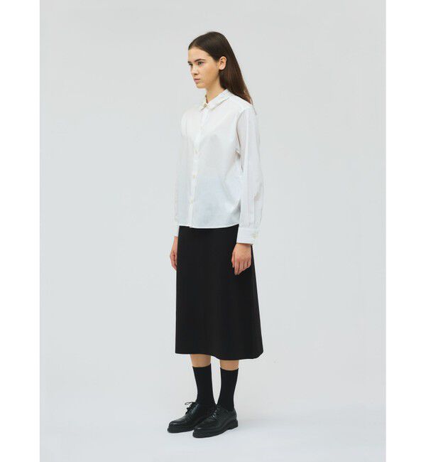 mizuiro ind「mizuiro ind ワッシャーカラーシャツ」|シャツ・ブラウス|