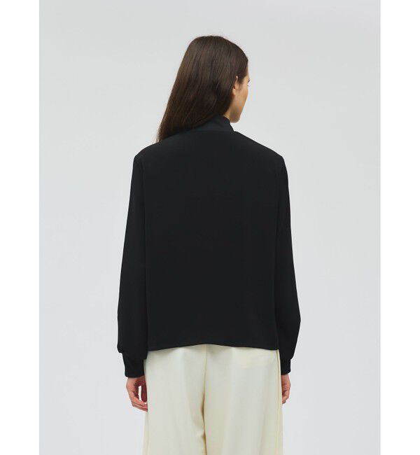 mizuiro ind「mizuiro ind ブルゾンライクシャツ」|シャツ・ブラウス|