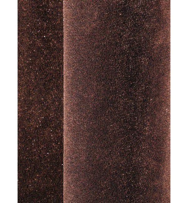 MIDIUMISOLID「MIDIUMISOLID for Ladies クルーネックベロアカーディガン」|カーディガン|