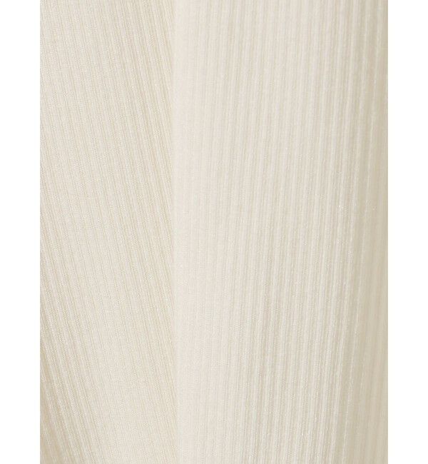 MIDIUMISOLID「MIDIUMISOLID for Ladies ウォームシアーリブプルオーバー」|ニット・セーター|