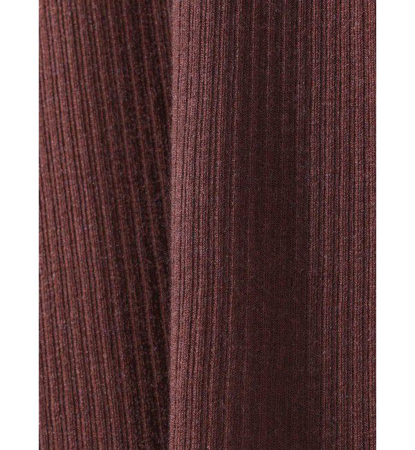 MIDIUMISOLID「MIDIUMISOLID for Ladies ウォームシアーリブプルオーバー」|ニット・セーター|