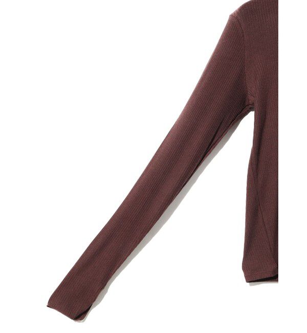 MIDIUMISOLID「MIDIUMISOLID for Ladies ウォームシアーリブプルオーバー」|ニット・セーター|