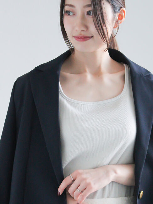 Te chichi「前後2WAYタンクトップ」|Tシャツ・カットソー|シルバー