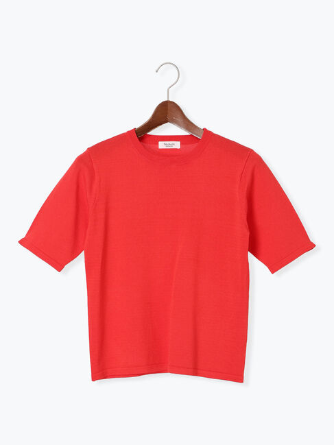 Te chichi TERRASSE「【抗菌防臭】ハーフスリーブニット」|ニット・セーター|