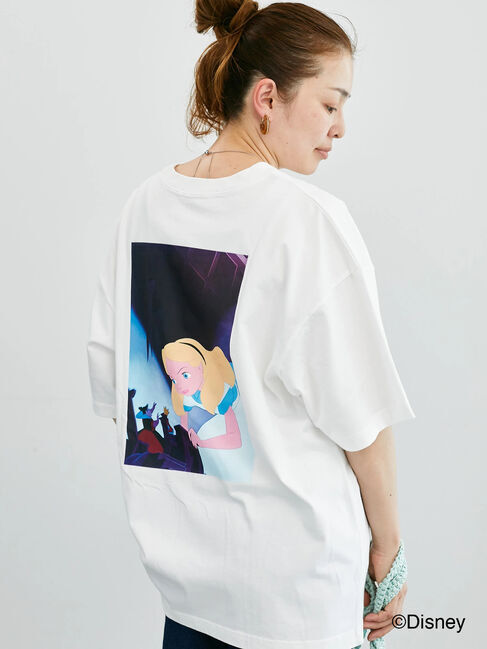 Lugnoncure「【Disney】ふしぎの国のアリス/プリントTシャツ1」|Tシャツ・カットソー|オフホワイト