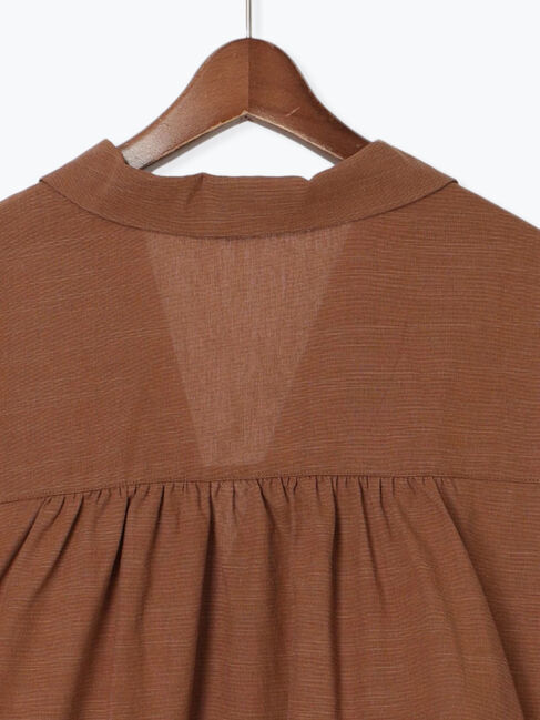 Te chichi TERRASSE「テーラーカラー羽織りシャツ《2025summer catalog item》」|シャツ・ブラウス|