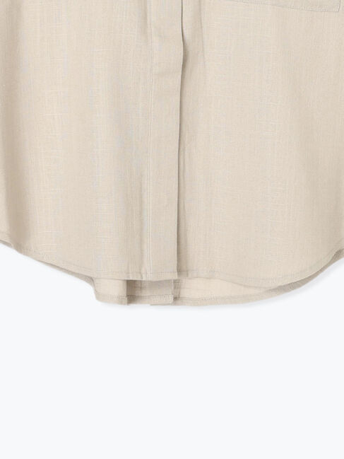 Lugnoncure「【セットアップ可】レーヨン麻半袖シャツ」|シャツ・ブラウス|