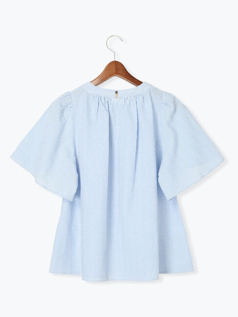 Te chichi「シアサッカーフレアスリーブブラウス」|シャツ・ブラウス|