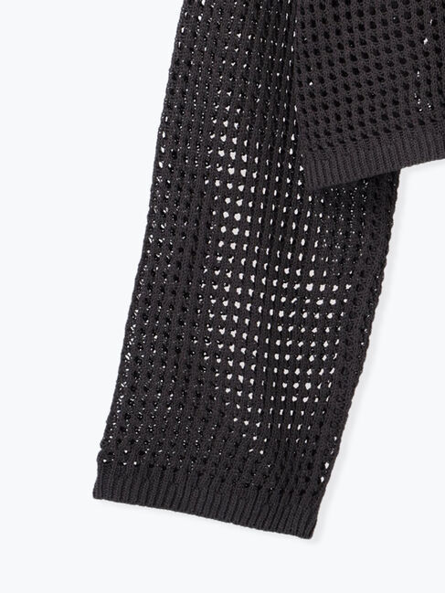 sm2rhythm「メッシュニットジップカーディガン」|カーディガン|