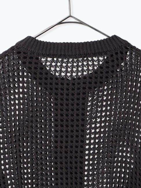 sm2rhythm「メッシュニットジップカーディガン」|カーディガン|