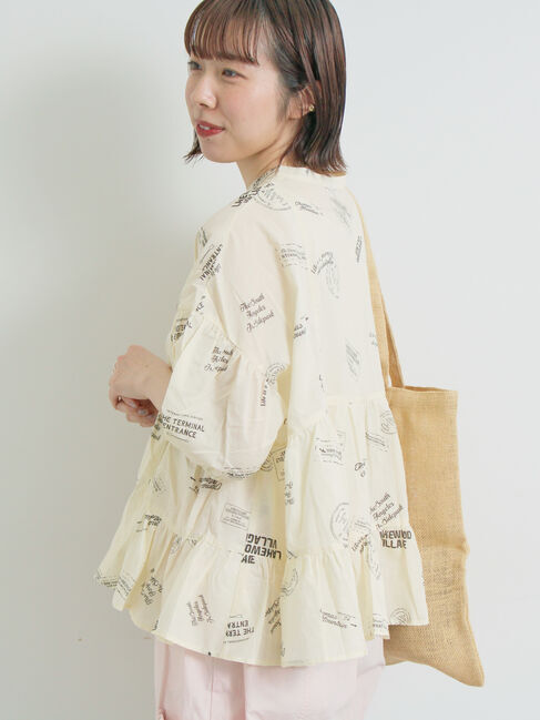 SM2「プリントアソートティアードブラウス」|シャツ・ブラウス|キナリ