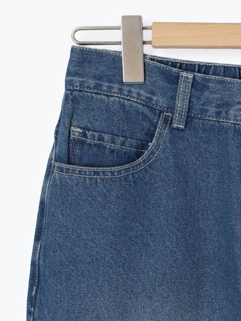 Samansa Mos2 blue「【ECO DENIM 】 フレアパンツ」|その他|