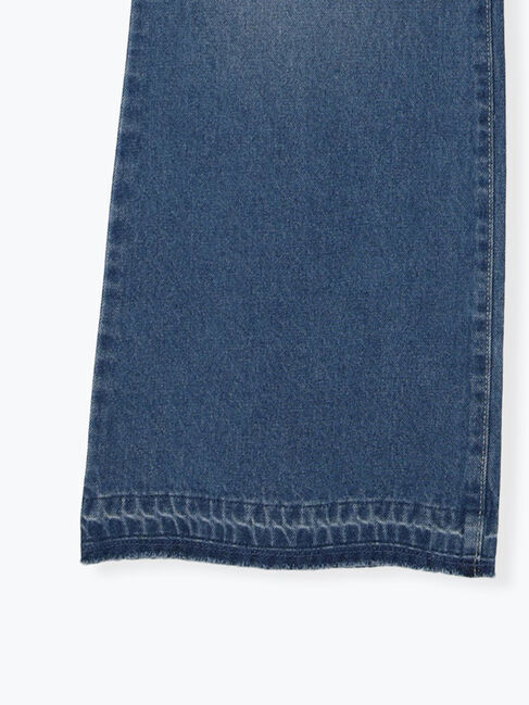 Samansa Mos2 blue「【ECO DENIM 】 フレアパンツ」|その他|