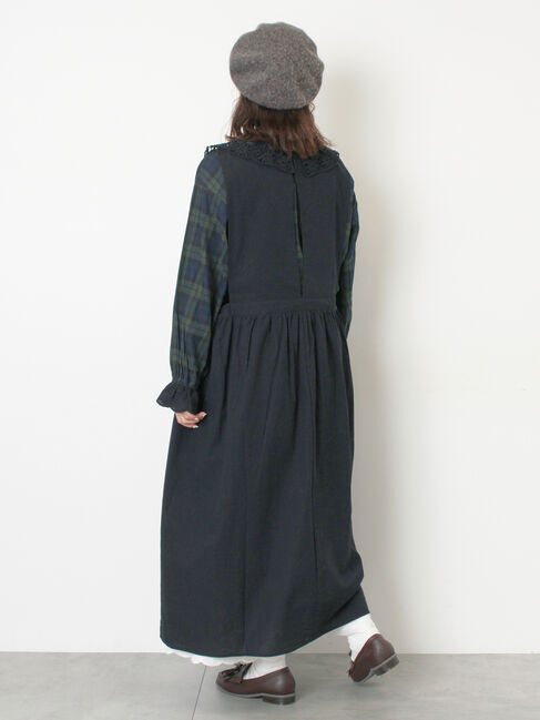 Samansa Mos2「【WEB限定】前後2WAYレース襟ブラウス」|シャツ・ブラウス|